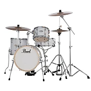 Pearl Midtown MT564C33 4 Piece Drum Set with Hardware, Pure White