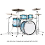 Slingerland Radio King 4 Piece Shell Pack, Blue and Silver Lacquer