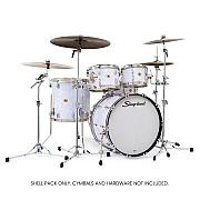 Slingerland Radio King 4 Piece Shell Pack, White Marine Pearl