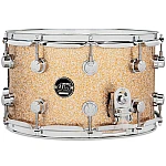 DW Performance DRPF0814SSBR 14X8 inch Maple Snare Drum, Bermuda Sparkle 
