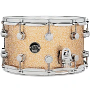 DW Performance DRPF0814SSBR 14X8 inch Maple Snare Drum, Bermuda Sparkle 