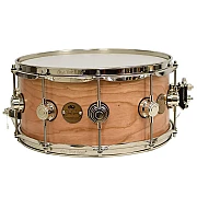 DW Collector's DRR66514SSN Jazz 14"x6.5" Cherry Gum with Nickel Hardware Snare Drum 