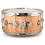 DW Collector's DRU66514SSG 14"x6.5" Exotic Purple Heart with Gold Hardware Snare Drum 