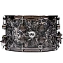 DW Collector's DRX10814SSN084 14x8 inch SSC Maple Snare Drum, Silver Abalone with Black Nickel