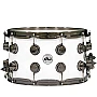 DW Collector’s DRX10814SSN090 SSC Maple 14x8 inch Snare Drum, White Crystal Black Nickel