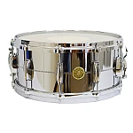 Gretsch G4164 USA Chrome Over Brass 6.5" x 14" Snare Drum, Made in USA