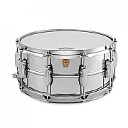 Ludwig Brass Chrome LB402B 6"x14" Snare Drum 