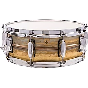 Ludwig Black Beauty Raw Brass LB454R 5"x14" Imperial Lugs Snare Drum 