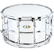 Ludwig Supralite LU0814SL 8"x14" Steel Snare Drum 