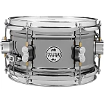 PDP PDSN0610BNCR Concept Series Black Nickel Over Steel 6x10" Snare Drum, Black Nickel