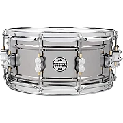 PDP PDSN6514BNCR Concept Series Black Nickel Over Steel 6.5x14" Snare Drum, Black Nickel