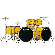 Tama Imperial Star IP72ZH9WBN-ELY Ltd Edition 7 Piece Drum Set Inspired By Lars Ulrich, Electric Yellow