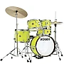 Tama Club JAM LJ56H5-AQB 5 Piece Limited Drum Kit with Hardware, Fluorescent Yellow Mist