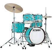 Tama Club JAM LJ56H5-AQB 5 Piece Limited Drum Kit with Hardware, Aqua Blue
