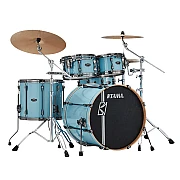 Tama Superstar Hyperdrive Maple MK52HZBNS-PBM 5 Piece Drum Set, Pale Blue Mist
