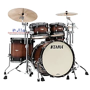 Tama Starclassic Maple ME42TZSV-TBV 6 Piece Drum Set, Tobacco Sunburst Movingui