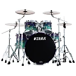 Tama Starclassic Walnut/Birch WBS52RBMS-NMF Limited 5 Piece Drum Set, Nebula Mappa Burl Fade