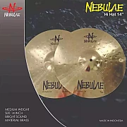 Nebulae NCS001 Cymbal Set Brass Hi Hat 14", Crash 16", Ride 20" with Softcase