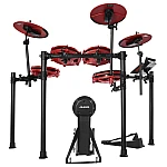 Alesis Nitro Max Kit Special Edition Electric Drum Set, Red 