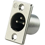 NEUTRIK NC3MP CHASSIS MALE