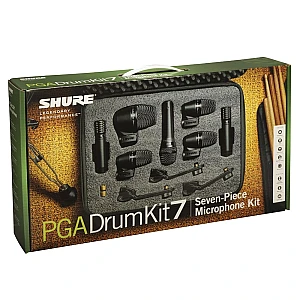 Shure PGADRUMKIT7 7-Piece Drum Microphone Kit