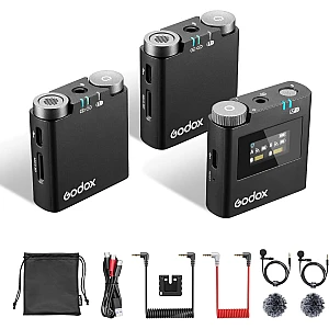 Godox Virso S M2 Wireless Lavalier Microphone System