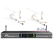 Mipro MR823/MT801+MU55HNS 2 Headset Wireless Microphone