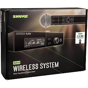 Shure SLXD24/B58 Digital Wireless Handheld Microphone System w/ Beta 58A