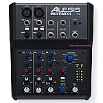 Alesis MultiMix 4 USB FX 4-Channel Mixer with Effects & USB Audio Interface