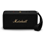 Marshall Middleton Portable Bluetooth Speaker, Black and Brass