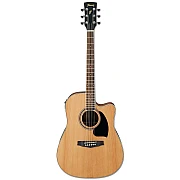 Ibanez PF17ECE LG, Natural Low Gloss Acoustic Electric Guitar