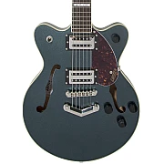 Gretsch G2655T Streamliner Centre Block Jr Double Cut Guitar with V Stoptail, Gun Metal