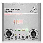 Behringer MIC100 Audiophile Vacuum Tube Preamplifier with Limiter