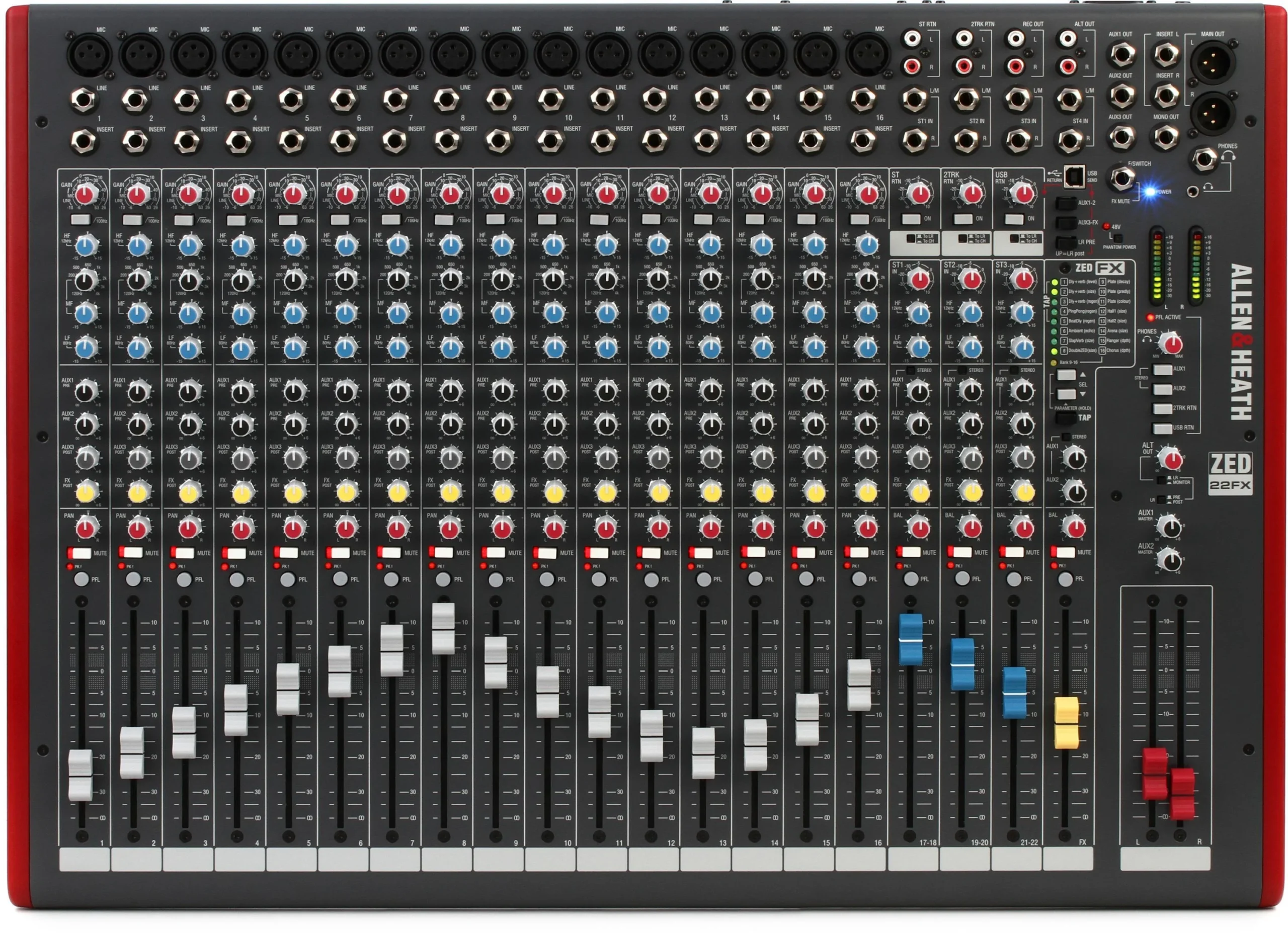 Allen & Heath ZED 22FX USB Mixer with Effects Allen Heath ZED 22FX USB Mixer with Effects