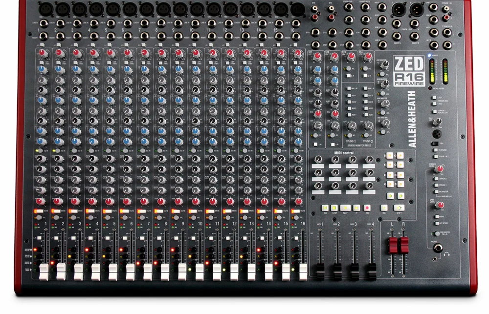 Allen & Heath ZED R16 16 Channel FireWire Mixer Allen Heath ZED R16 16 Channel FireWire Mixer
