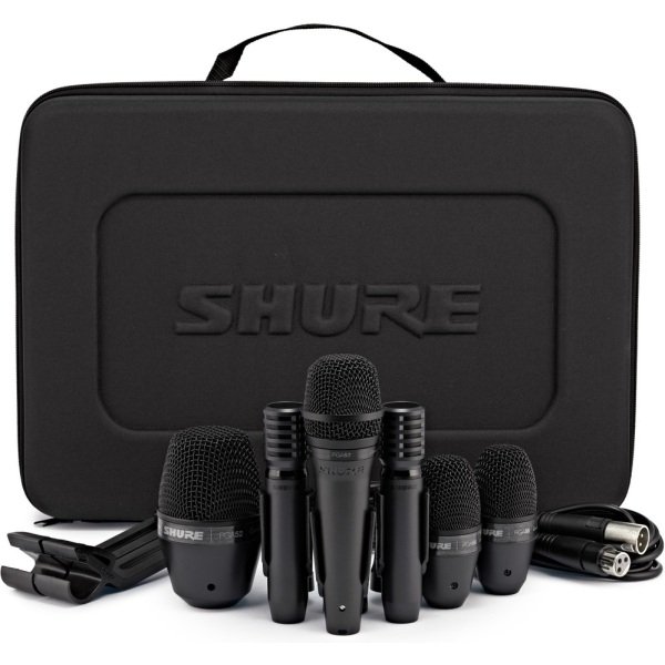 Shure PGADRUMKIT6 Drum Microphone Kit, 6 Piece