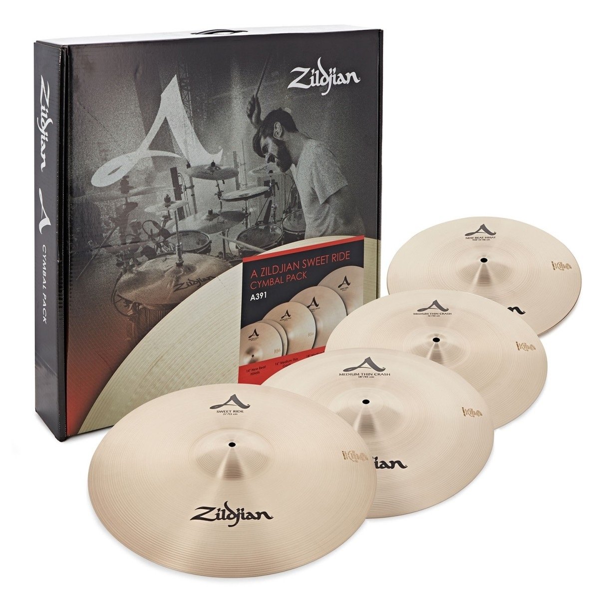 Zildjian A391 A Cymbal Set Pack Zildjian A391 A Cymbal Set Pack