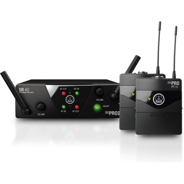 AKG WMS40 Mini Dual Wireless Instrument System