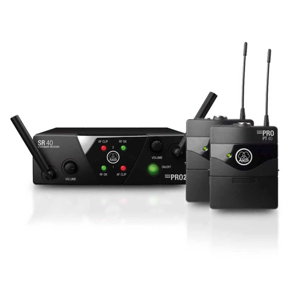 AKG WMS40 Mini Dual Wireless Instrument System AKG WMS40 Mini Dual Wireless Instrument System