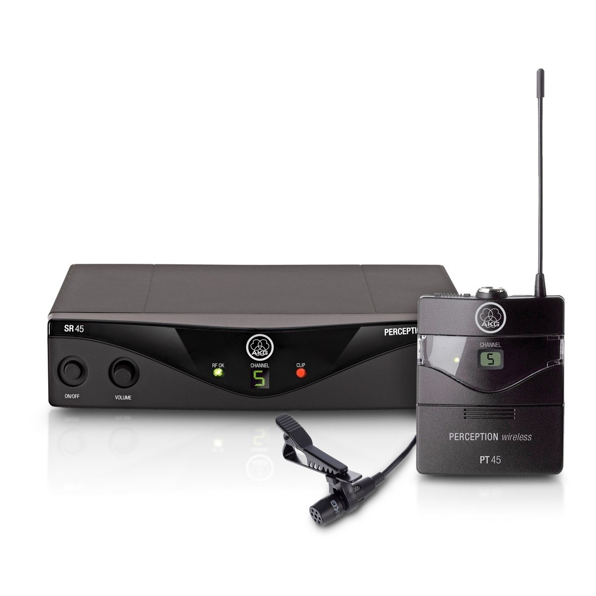 AKG WMS45 Perception Wireless Lavalier Microphone System AKG WMS45 Perception Wireless Lavalier Microphone System