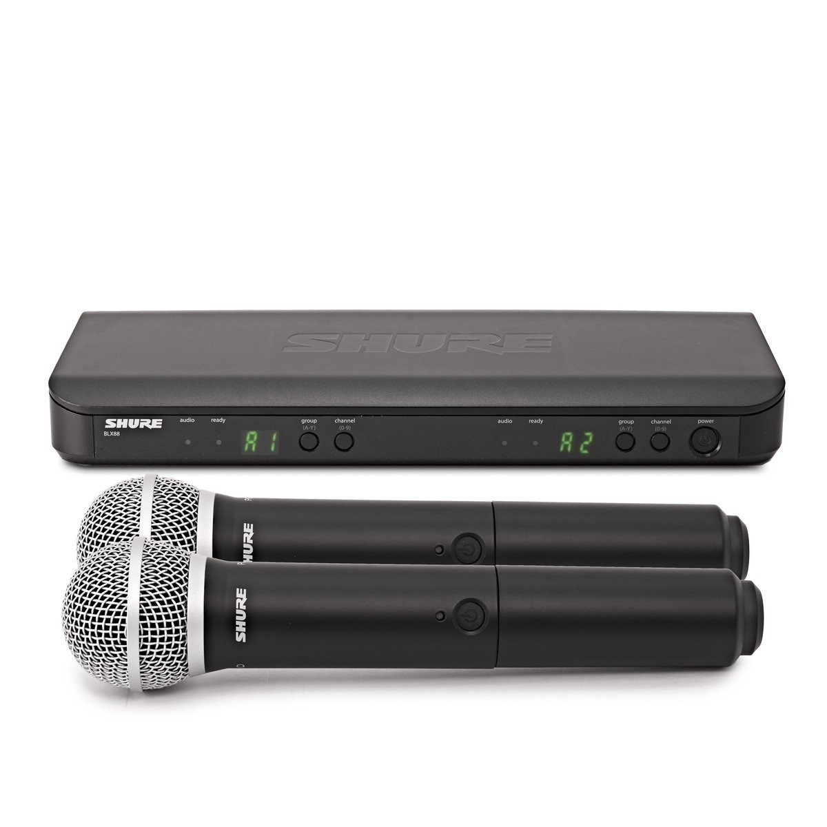 Shure BLX288 PG58 Dual Handheld Wireless Microphone System Shure BLX288 PG58 Dual Handheld Wireless Microphone System