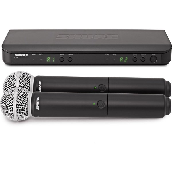 Shure BLX288 SM58 Dual Handheld Wireless Microphone System