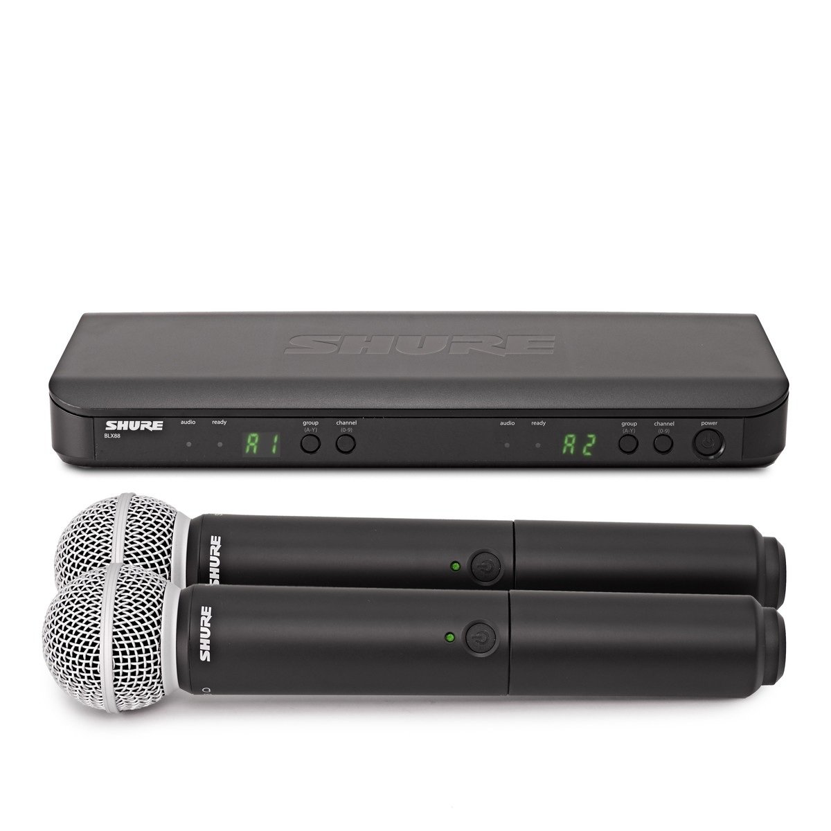 Shure BLX288 SM58 Dual Handheld Wireless Microphone System Shure BLX288 SM58 Dual Handheld Wireless Microphone System