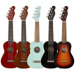 Fender Venice Soprano Ukulele, Walnut FB