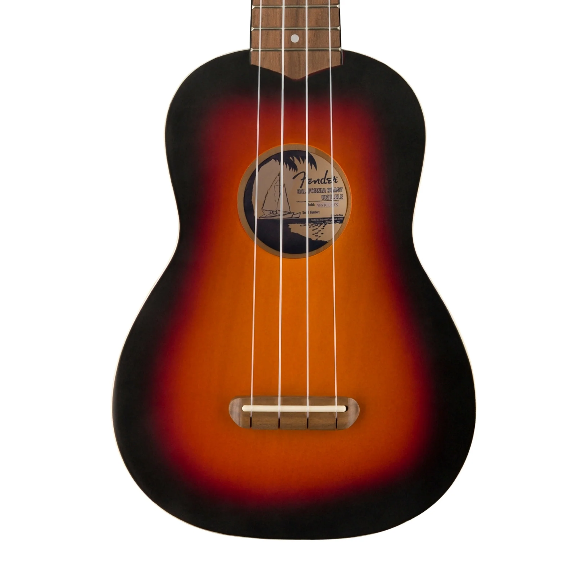 Fender Venice Soprano Ukulele, Walnut FB Fender Venice Soprano Ukulele, Walnut FB