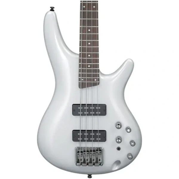 Ibanez SR300E-PW 4-String Bass, Powder White 2b