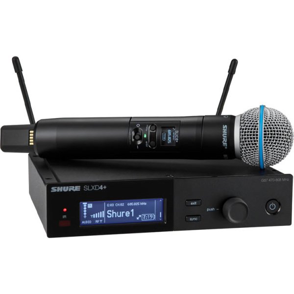 Shure-SLXD24-B58-Digital-Wireless-Handheld-Microphone-System