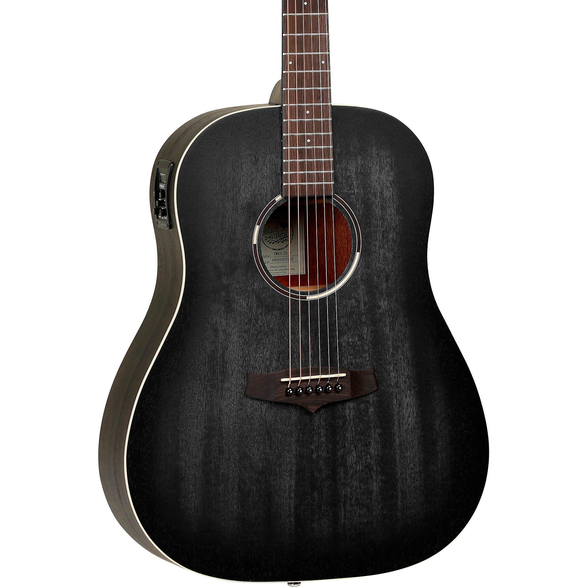 Tanglewood TWBB OE Acoustic Electric Guitar Smoke Black Satin 1 Tanglewood TWBB OE
