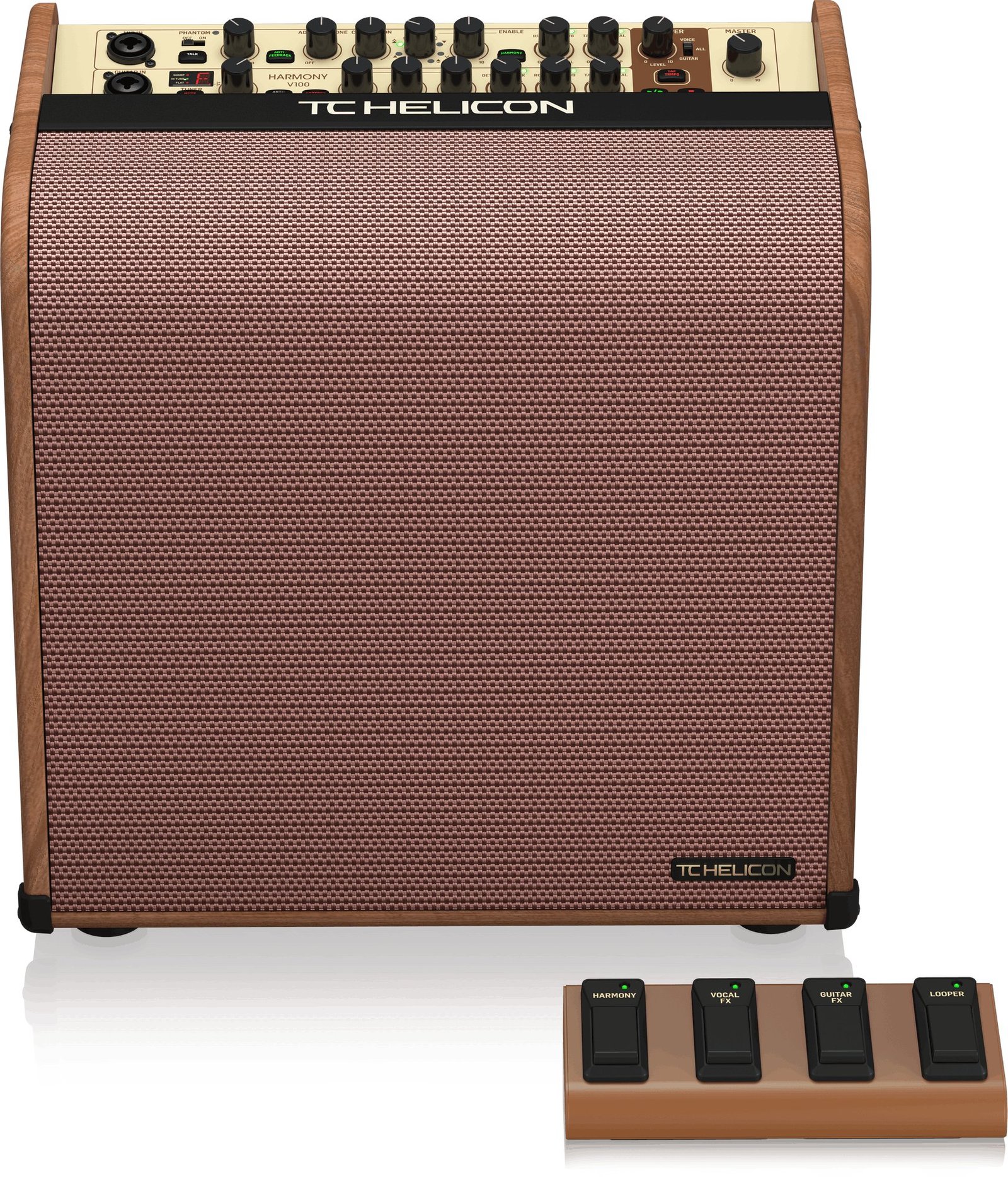 TC Helicon Harmony V100 100 Watt 2 Channel Acoustic Amplifi TC Helicon Harmony V100 100 Watt 2 Channel Acoustic Amplifi
