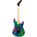 Kramer Baretta Custom Graphics Feral Cat Electric Guitar Rainbow Leopard